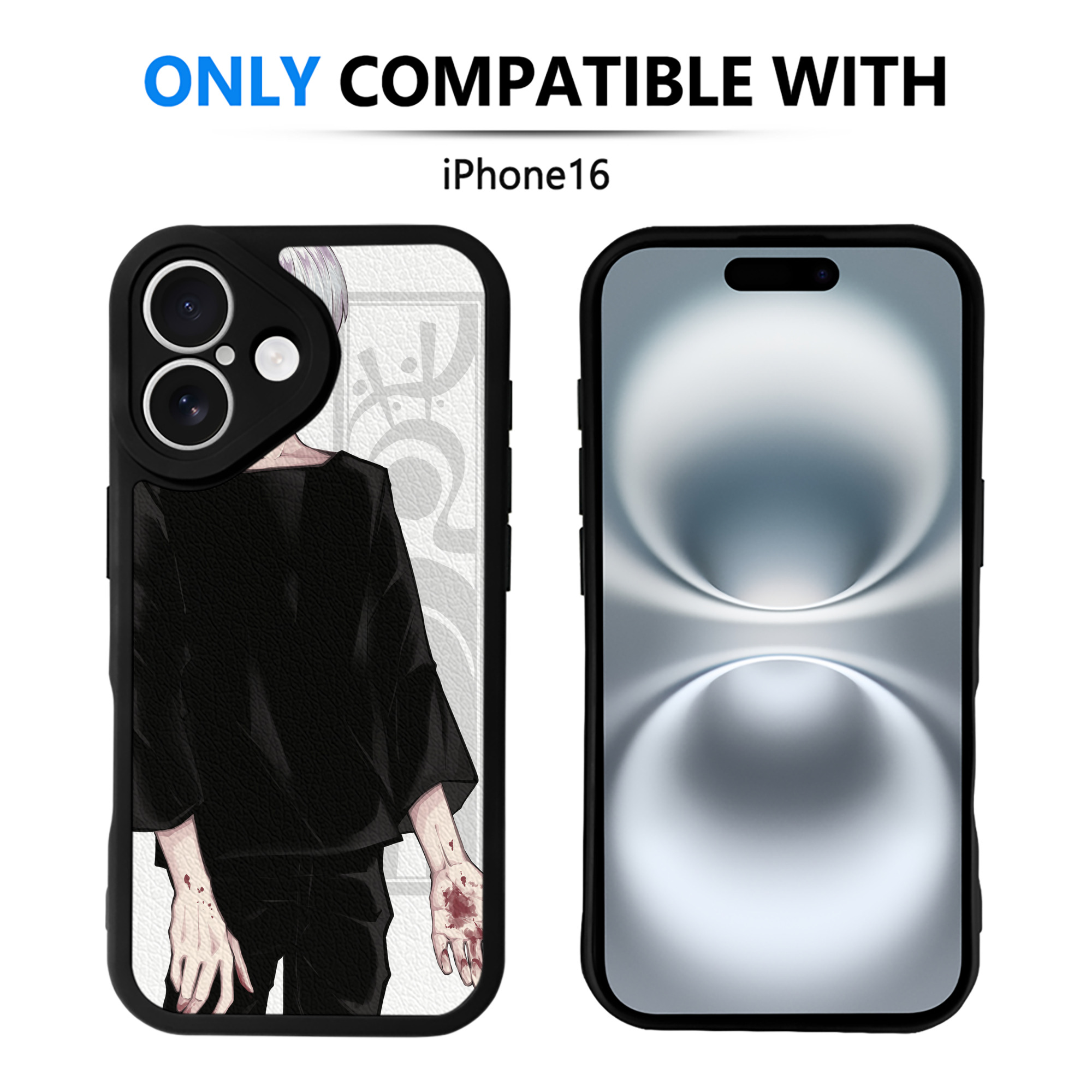 （画像用） 東京リベンジャーズ Tokyo Revengers 【iPhone 16シリーズ対応】シリコンスマホケース（レザー調） 材質：シリコン